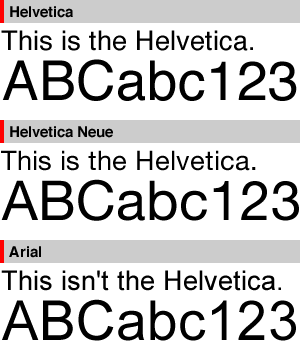 Helvetica in 好きなフォントBEST5 by sunrain00