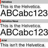 Helvetica in 好きなフォント by sunrain00